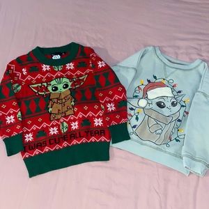 Star Wars Grogu Christmas Sweater/ Sweatshirt 18M